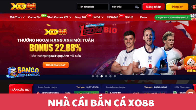 Sản phẩm cá cược tại XO88